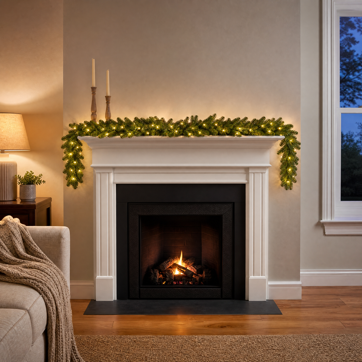 Pine & Glow™ Pre-Lit Christmas Garland