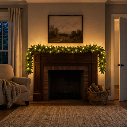 Pine & Glow™ Pre-Lit Christmas Garland