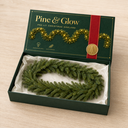 Pine & Glow™ Pre-Lit Christmas Garland